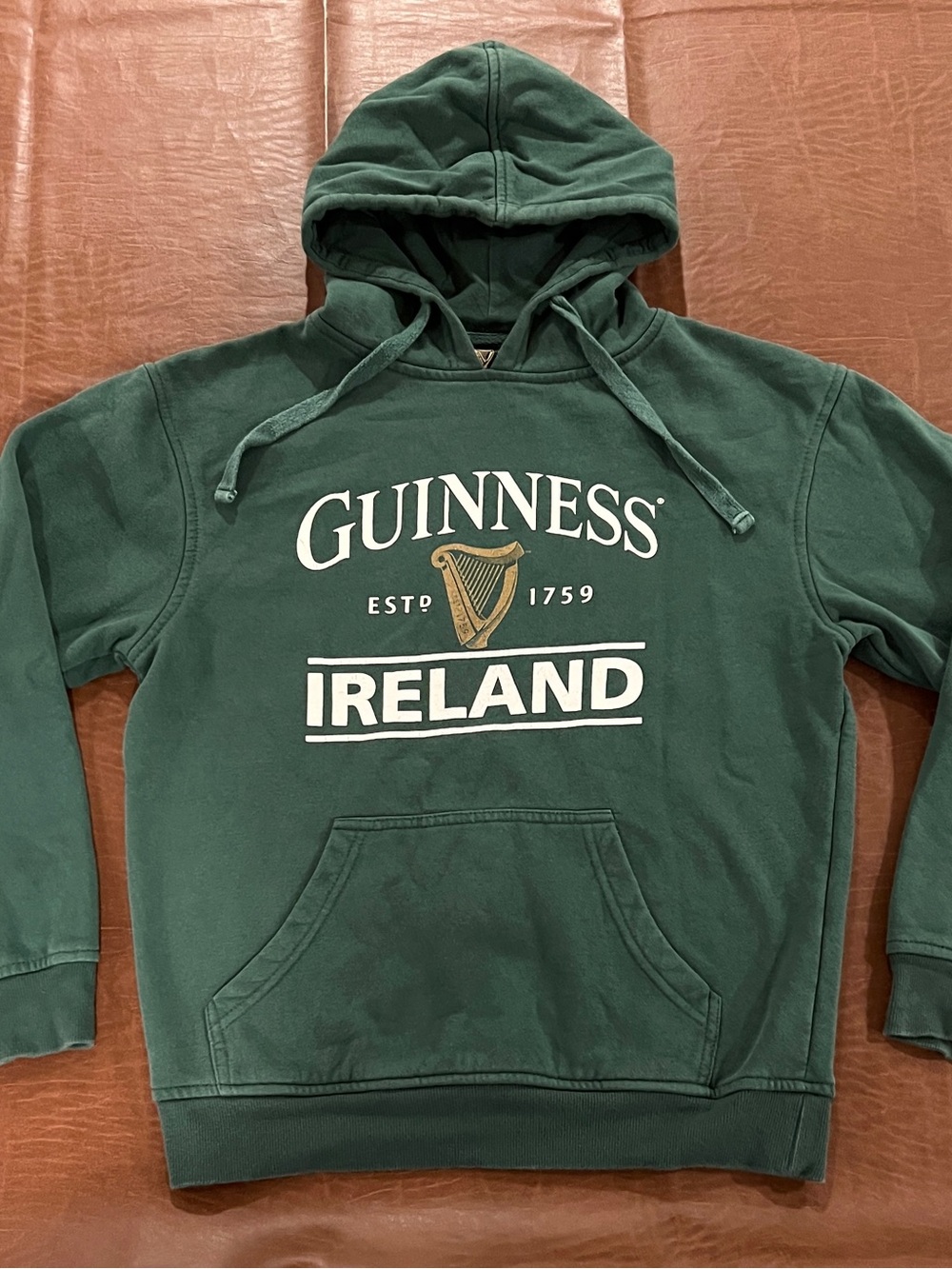 Guinness Beer Green Hoodie Sweatshirt - Size Small